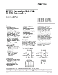 Datasheet HCNW2611 производства Agilent